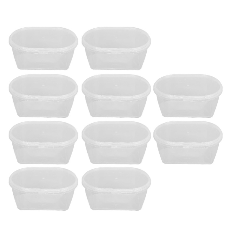 10PCS Storage Boxes With Lids  - Meal Prep No Microwave recension och pris