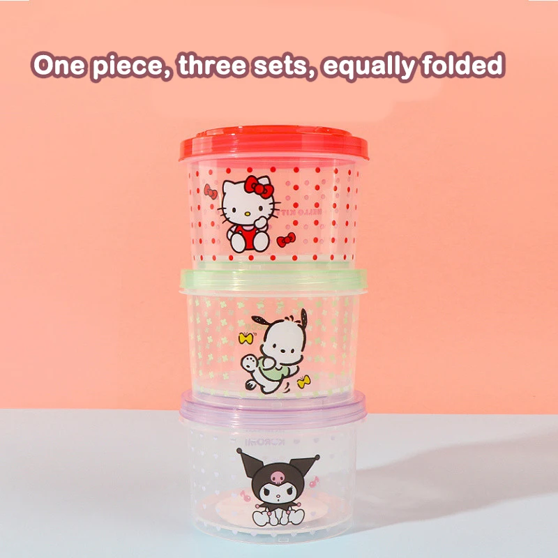 Kitty Bento Box Set 3 Pieces C - Meal Prep Container recension och pris